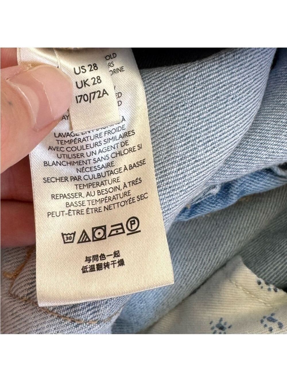 Pilcro The Vintage Straight Jeans Size 28 - Picture 12 of 15
